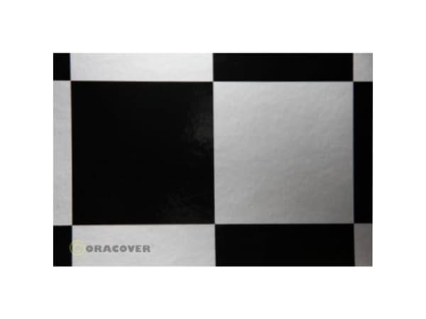 Oracover 691-091-071-002 Strygefolie Fun 6 (L x B) 2 m x 60 cm Sølv-sort