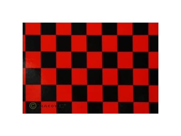 Oracover 43-023-071-002 Strygefolie Fun 3 (L x B) 2 m x 60 cm Rød, Sort
