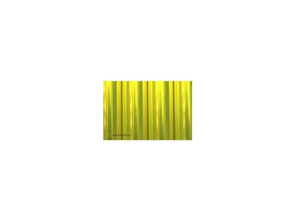 Oracover 321-035-002 Strygefolie Air Outdoor (L x B) 2 m x 60 cm Gul (transparent-fluorescerende)