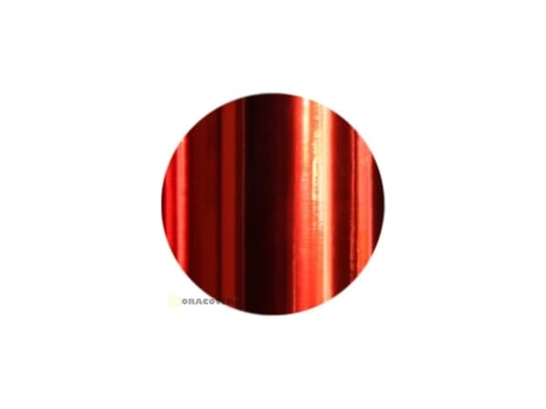 Oracover 26-093-004 Pyntelister Oraline (L x B) 15 m x 4 mm Krom-rød