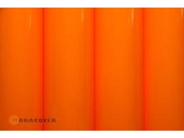 Oracover 25-065-002, Strykbar dekkfilm, Oransje