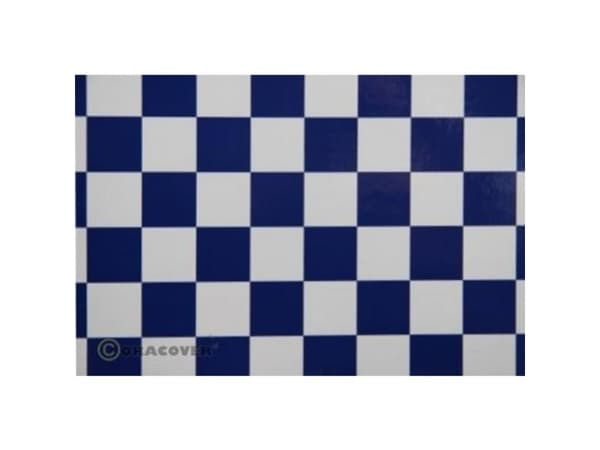Oracover 43-010-052-002 Strygefolie Fun 3 (L x B) 2 m x 60 cm Hvid, Mørkeblå