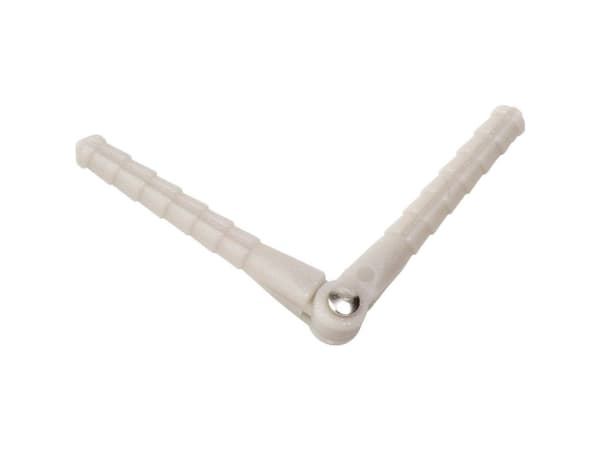 Reely Sømhængsel Rund Plastic (Ø x L) 2.5 mm x 48 mm 5 stk