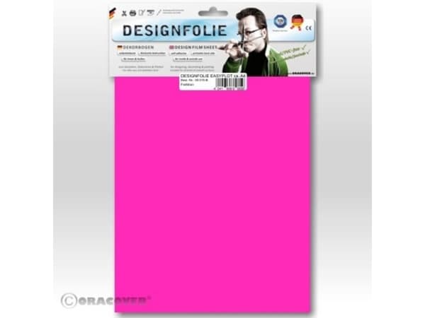 Oracover 50-014-B Easyplot design-kalvo (L x S) 300 mm x 208 mm Neon pinkki (fluoresoiva)