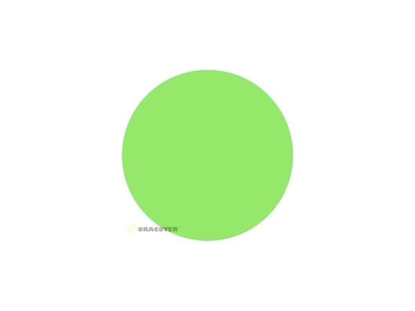 Oracover 21-041-010 Strygefolie (L x B) 10 m x 60 cm Grøn (fluorescerende)