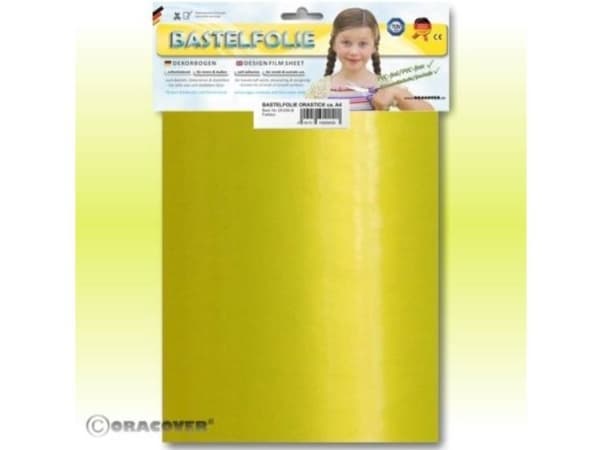 Oracover 25-036-B Klæbefilm Orastick (L x B) 300 mm x 208 mm Perlemorsgul
