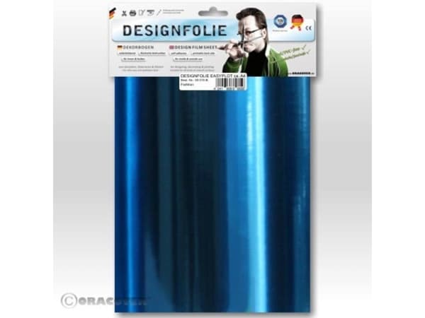 Oracover 50-097-B Designfolie Easyplot (L x B) 300 mm x 208 mm Krom-blå