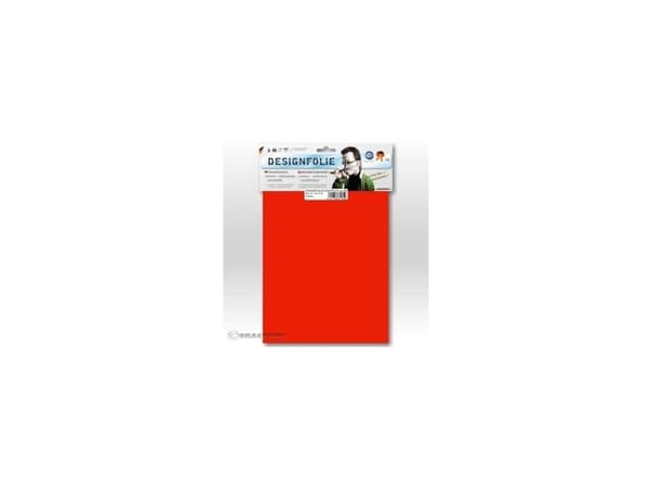 Oracover 50-021-B Designfolie Easyplot (L x B) 300 mm x 208 mm Rød (fluoresoiva)