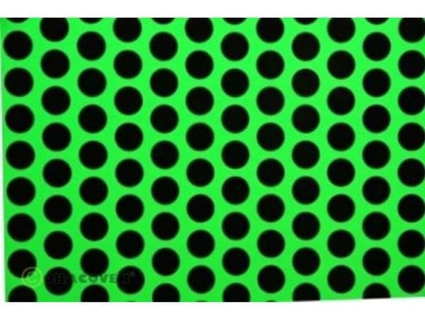 Oracover 45-041-071-010 Självhäftande film Orastick Fun 1 (L x B) 10 m x 60 cm Grön, svart