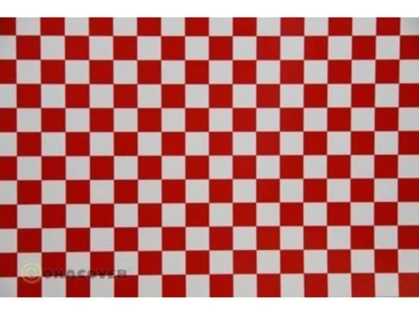 Oracover 48-010-023-002 Klæbefilm Orastick Fun 4 (L x B) 2 m x 60 cm Hvid, Rød