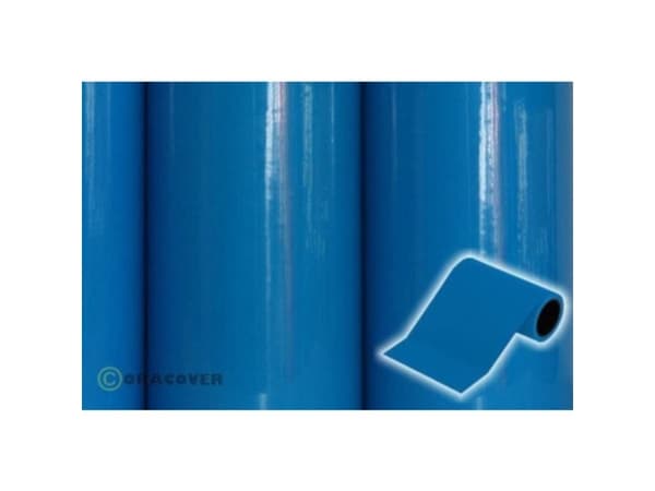 Oracover 27-051-002 Deko-striber Oratrim (L x B) 2 m x 9.5 cm Blå (fluorescerende)