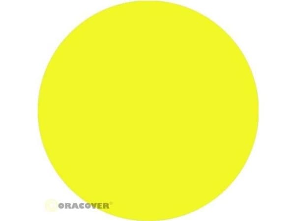 Oracover 84-035-002 Optegningsfolie Easyplot (L x B) 2 m x 38 cm Transparent gul (fluorescerende)