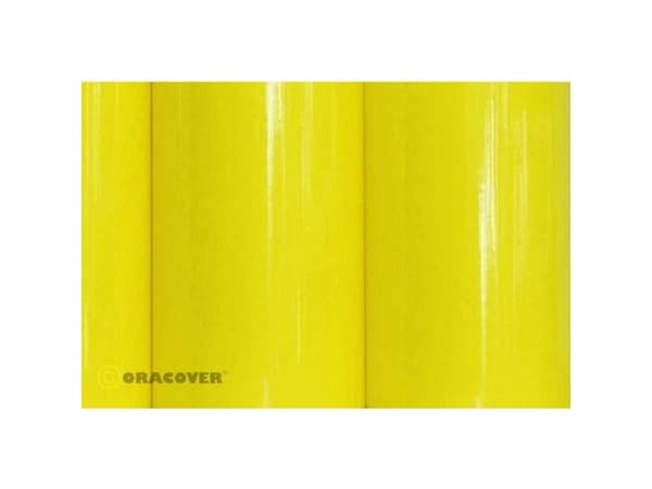 Oracover 80-035-010 Optegningsfolie Easyplot (L x B) 10 m x 60 cm Transparent gul (fluorescerende)