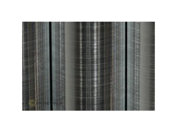Oracover 25-105-002 Självhäftande film Orastick (L x B) 2 m x 60 cm Aluminium (borstad)