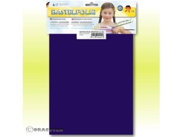 Oracover 29-084-B Klæbefilm Orastick (L x B) 300 mm x 208 mm Royal blå, Lilla