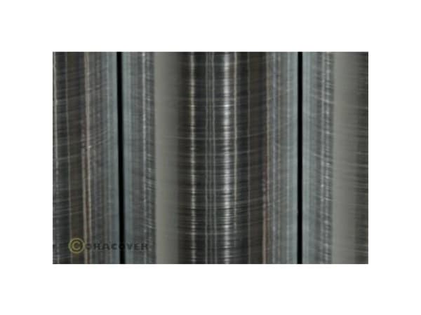 Oracover 25-105-010 Självhäftande film Orastick (L x B) 10 m x 60 cm Aluminium (borstad)