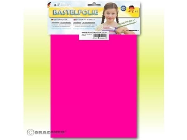 Oracover 25-014-B Klæbefilm Orastick (L x B) 300 mm x 208 mm Neonpink (fluorescerende)