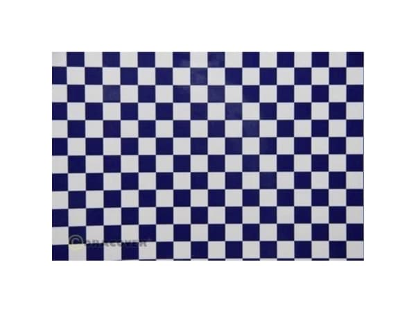 Oracover 44-010-052-002 Strygefolie Fun 4 (L x B) 2 m x 60 cm Hvid, Mørkeblå