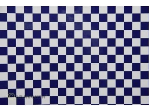 Oracover 44-010-052-002 Strygefolie Fun 4 (L x B) 2 m x 60 cm Hvid, Mørkeblå