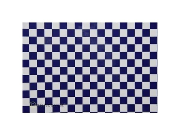 Oracover 44-010-052-010 Strygefolie Fun 4 (L x B) 10 m x 60 cm Hvid, Mørkeblå