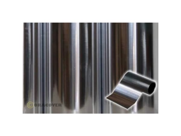Oracover 27-090-002 Deko-striber Oratrim (L x B) 2 m x 9,5 cm Krom