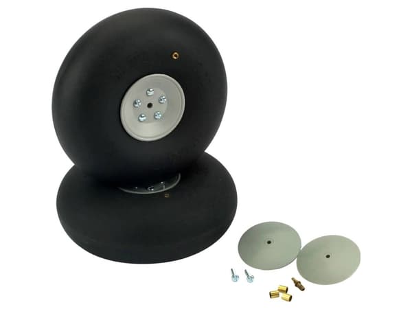 DU-BRO Modelfly ballondæk med plasticfælge 127 mm 2 kpl