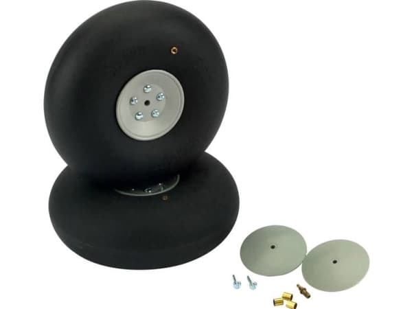 DU-BRO Modelfly ballondæk med plasticfælge 127 mm 2 kpl