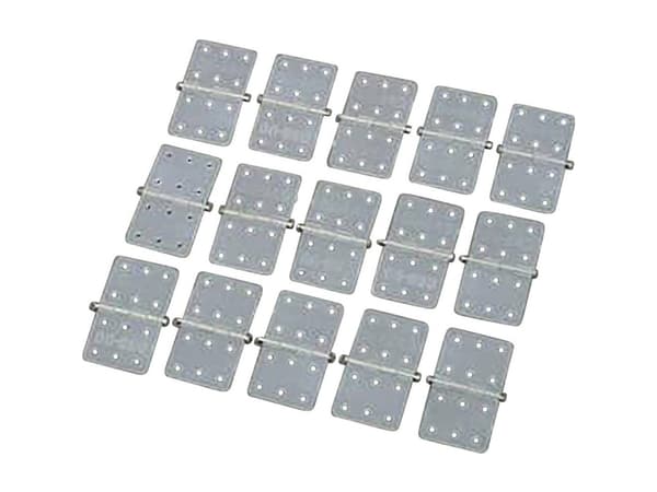 DU-BRO Hinges 11/28 Hængsel Rektangulær Polyamid (L x B) 28 mm x 11 mm 15 stk