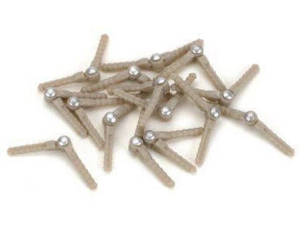 DU-BRO Micro E/Z Gångjärn Gångjärn runt plast, metall 15 st