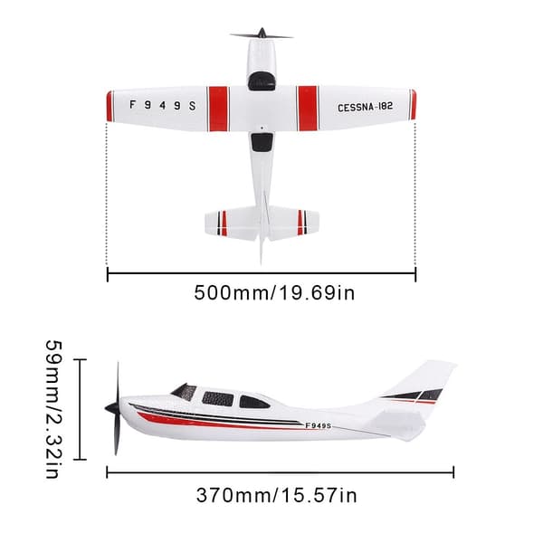 WLtoys Cessna F949S 2.4GHz - Komplett