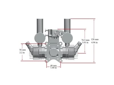 RCGF 20CC Twin Stinger