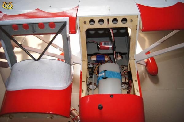 VQ PA-22 Tri-Pacer .46 White/Red EP/GP