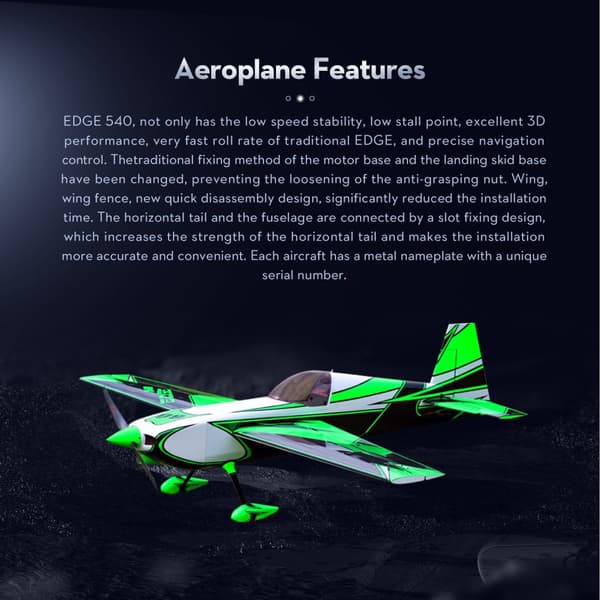OMP Hobby Edge 540 60inch ARF Grøn