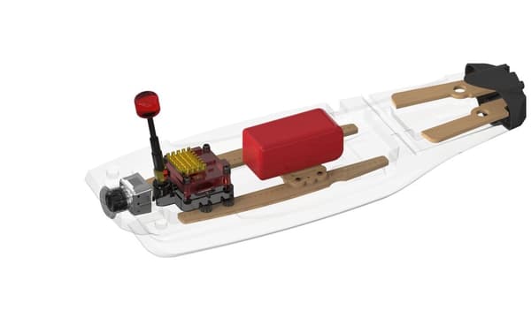 HeeWing RC F-01 690mm EPP FPV-vinge Kit