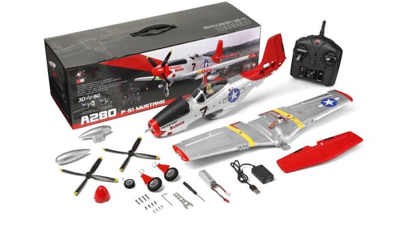 WLtoys Mustang P51 2.4GHz - Komplett