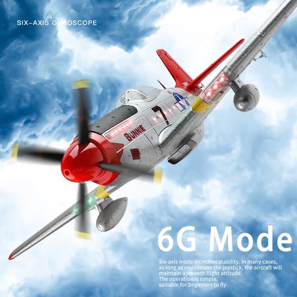 WLtoys Mustang P51 2.4GHz - Komplett