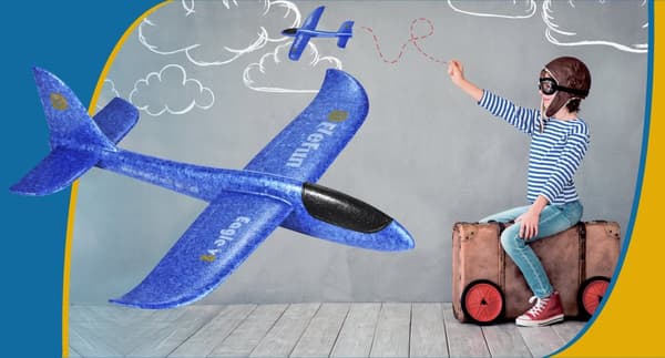 Elefun Eagle V2 - Miniglider kastefly