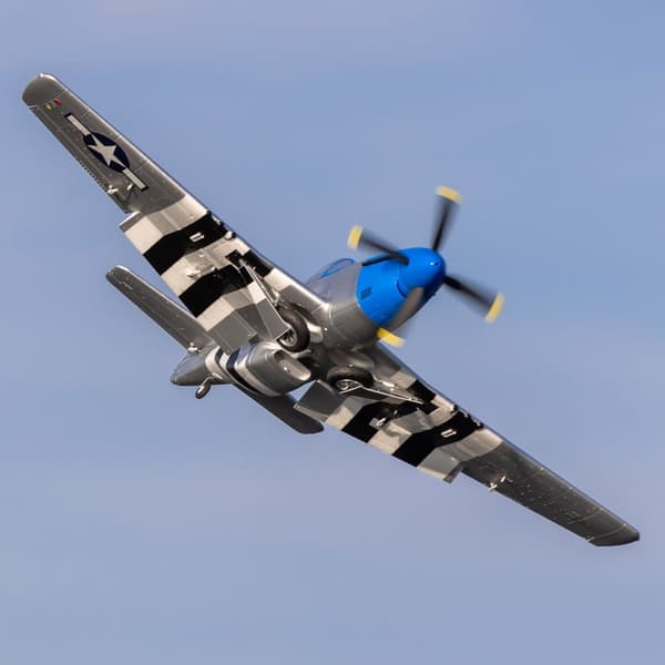 E-Flite P-51D Mustang 1.2m BNF m/AS3X &amp; SAFE