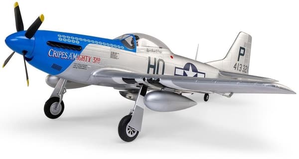 E-Flite P-51D Mustang 1.2m BNF m/AS3X &amp; SAFE