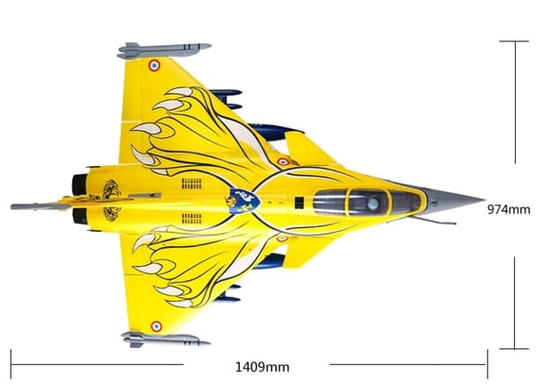 FMS  80mm Dasault Rafale EDF PNP