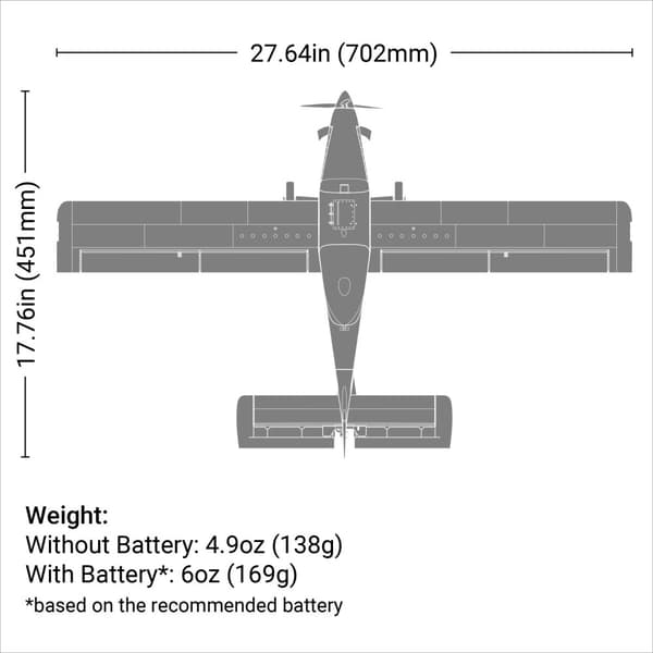 E-Flite UMX Air Tractor BNF m/AS3X &amp; SAFE