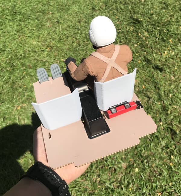 VQ P-38 Tomahawk 1.9m EP/GP Rød/Blå