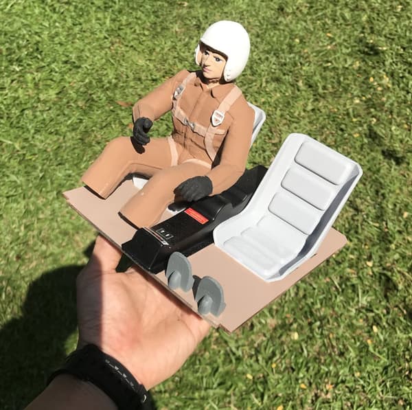 VQ P-38 Tomahawk 1.9m EP/GP Rød/Blå