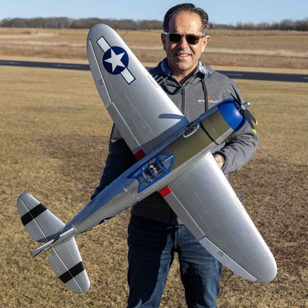 E-Flite P-47 Razorback 1.2m BNF Basic AS3X &amp; S