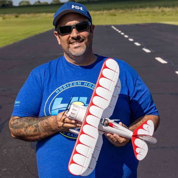 E-Flite UMX Waco 550mm BNF w/AS3X & SAFE - White