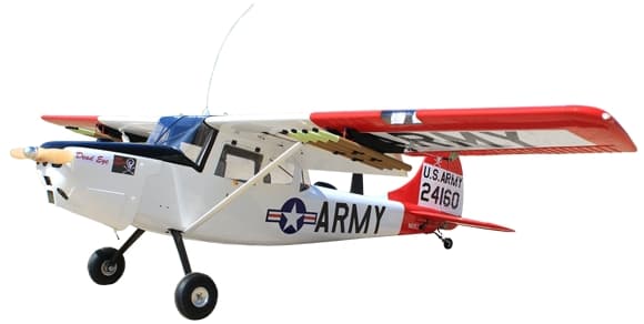 Seagull Giant Cessna Bird Dog 3.1m 70-125cc ARF