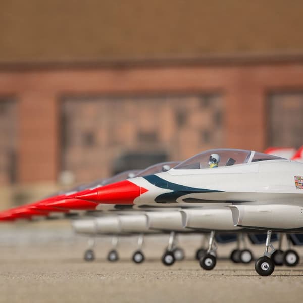 E-Flite F-16 Thunderbirds 70 mm EDF BNF AS3X SAFE