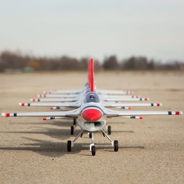 E-Flite F-16 Thunderbirds 70 mm EDF BNF AS3X SAFE
