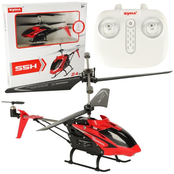 Kauko-ohjattu helikopteri RC SYMA S5H 2.4GHz RTF punainen