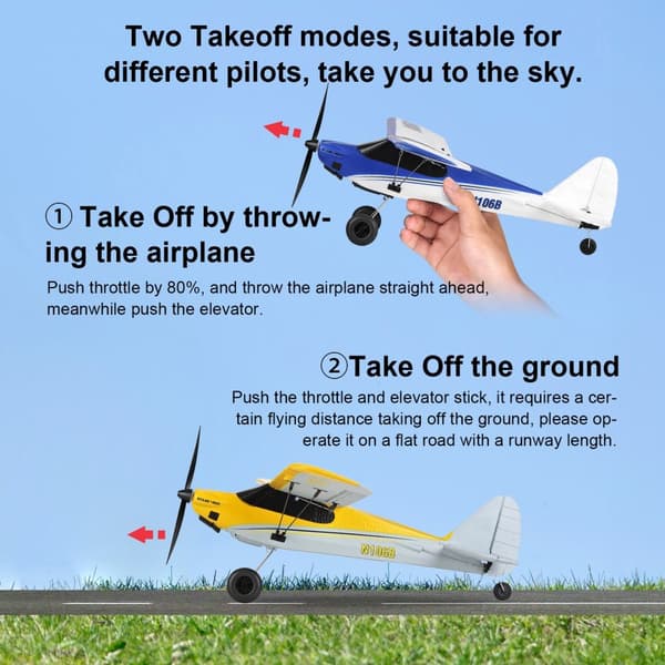 Top RC Hobby Cub 450mm Gyro RTF